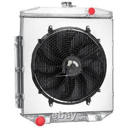 4 Core Radiator Shroud Fan For 1954-1956 Ford Country Squire/ Ranch Wagon V8