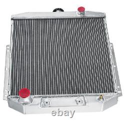 4 Row Aluminum Radiator for 1954-1956 1955 Ford Fairline Country Squire Mainline