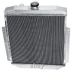 4 Row Aluminum Radiator for 1954-1956 1955 Ford Fairline Country Squire Mainline