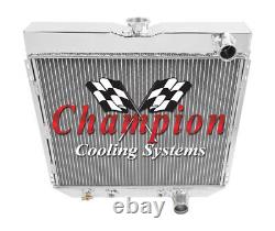 4 Row MN Champion Radiator Lowhose Pass 20 for 1964 1968 Ford Country Squire