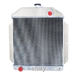 4 Row Radiator For 1949-53 Ford Cars Country Sedan Squire Ford Engine 3.9L V8 AT