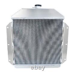 4 Row Radiator For 1949-53 Ford Cars Country Sedan Squire Ford Engine 3.9L V8 AT