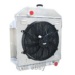 4 Row Radiator Shroud Fan For 1949-1953 Ford Country Sedan Squire Chevy Engine