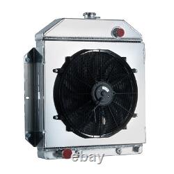 4 Row Radiator Shroud Fan For 1950-53 Ford Country Squire/Sedan Ford Engine 4.2L