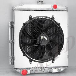 4 Row Radiator Shroud Fan For 1954 1955 1956 Ford Country Squire Ranch Wagon