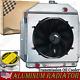 4 Row Radiator Shroud Fan For 49-53 Ford Country Squire Sedan Cars/ Chevy Engine