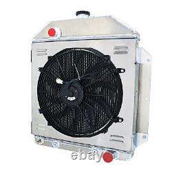 4 Row Radiator Shroud Fan For Ford Country Sedan Squire Chevy Engine 1949-1953