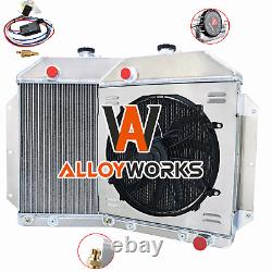 4 Row Radiator Shroud Fan for 1949-1953 Ford Country Squire Sedan 3.5L-4.2L