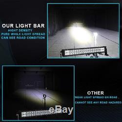40 Bar+ 4 Spotlight LED Offroad Work Light 12V 24V Car boat Truck Driving Lamp