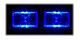4656/4651 Blue Halo Euro Headlight Sealed Beam Conversion Angel Eye Led Kit