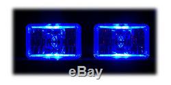 4656/4651 Blue Halo Euro Headlight Sealed Beam Conversion Angel Eye Led Kit