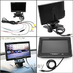 4CH 360° Car Mobile DVR Security Video Recorder +4 CCD Cameras+4CH LCD Monitor