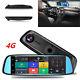 4g 8inch Touch Gps Car Dvr Camera Mirror Gps Wifi Android 5.1 Dual Lens Recorder