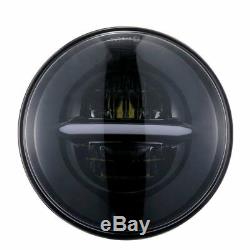 4PCS 5.75 5-3/4 Sealed Round LED Headlight For Chevy Corvette Peterbilt 289 349