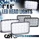 4x 4x6 H4 15 Led Light Bulb Clear Sealed Beam Crystal Headlamp Headlight Ip67