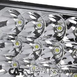 4X 4X6 H4 15 LED Light Bulb Clear Sealed Beam Crystal Headlamp Headlight IP67