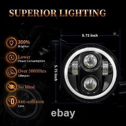 4pcs 5.75 Inch Projector LED Headlights H5006 for Ford LTD Thunderbird Torino