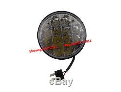5-3/4 LED Cree Light Bulbs Crystal Clear Sealed Beam Headlight Headlamp Set AAF