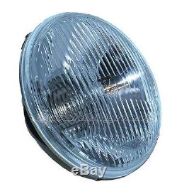 5-3/4 Stock Style H4 Headlight Metal Headlamp 6000K 6K HID Kit Light Bulbs Set
