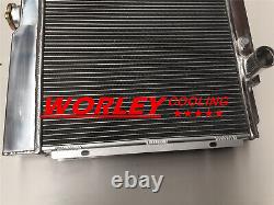 52mm 3Row 24 Aluminum Radiator For 1964-1968 Ford Country Squire/Sedan L6/ V8