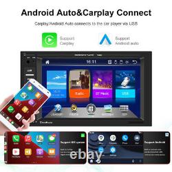 6.2 Double 2DIN Bluetooth Touch Screen Car Stereo MP5 Player Built-in Carplay