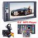 6.6double Din Car Stereo Radio Hd Dvd Mp3 Cd Player Touch Screen Usb +camera