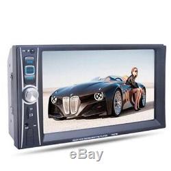 6.6Double Din Car Stereo Radio HD DVD MP3 CD Player Touch Screen USB +CAMERA