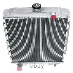 62MM 4 Row Aluminum Radiator For 1954 1955 1956 Ford Fairline Country Squire V8