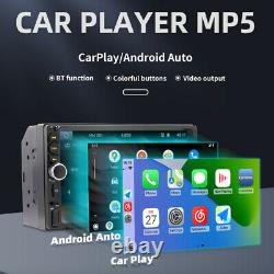 7 Double 2 DIN Built-in Carplay Car MP5 Player Bluetooth Radio SD/FM/USB/AUX