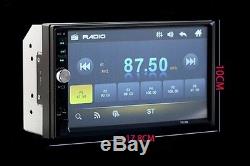 7 Double 2DIN Car SUV MP5 Player Bluetooth Touch Screen Stereo Radio HD +Camera