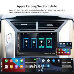 7 Double DIN Car Stereo Radio Bluetooth Carplay USB Mirrorlink CVBS Audio Video