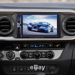 7'' HD 2 Din Car Radio MP5 Player Touch Screen Bluetooth FM AUX USB +Rear Camera