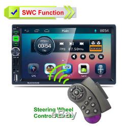 7 Inch 2 Din Car GPS Radio Stereo Player In Dash HD Navigation Bluetooth with Maps