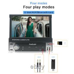 7 Single 1 DIN 1G+16G Android 9.1 HD Flip Up BT GPS Car Stereo Player FM Radio