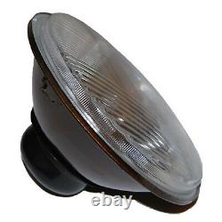 7 Stock Glass Lens/Metal 6v Headlight LED 6K 26/40w H4 Light Bulb Headlamp Pair