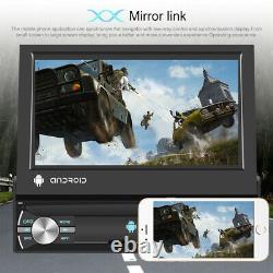 7 inch 1 DIN HD Telescopic Screen Android 10.0 Mirror Link GPS Navi WIFI MP5 Kit