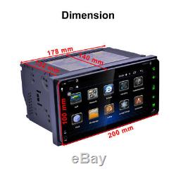 7inch Bluetooth Car in-dash Stereo Multi Player HD Radio FM/AM GPS Navi Wifi USB