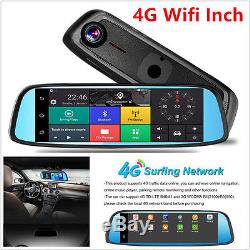 8'' 4G 1080P Car DVR camera GPS Android 5.1 Car RearView Mirror Camera Dash Cam