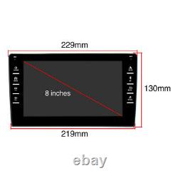 8 Android 9.1 Car Stereo GPS Navigation MP5 Player 2Din WiFi FM Radio 1+16GB