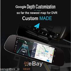 81080P Car DVR Camera Video 4G Recorder Dash Cam Dual Lens Wifi Rearview Mirror