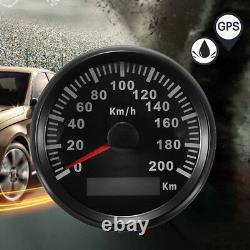 85mm 200 KM/H GPS Speedometer Waterproof Digital Gauges Ven RV Car Truck Pickup