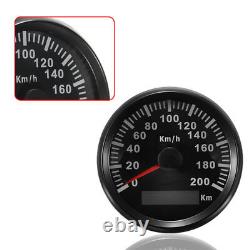 85mm 200 KM/H GPS Speedometer Waterproof Digital Gauges Ven RV Car Truck Pickup