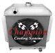 Ar Champion 4 Row Radiator Chevy Configuration, 16 Fan For 1949 1953 Ford Cars
