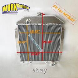 Aluminum Radiator fit Ford Country Squire Sedan Chevy Engines AT MT 1949-1953 52