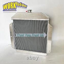 Aluminum Radiator fit Ford Country Squire Sedan Chevy Engines AT MT 1949-1953 52