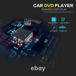 Audio Universal Car Stereo CD/DVD Player USB AUX FM Radio 4-channel LCD Display