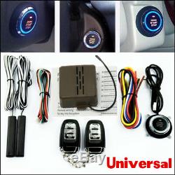 Auto Car Alarm Security System Keyless Entry Push Button Remote Engine Start Kit
