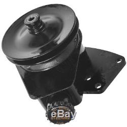 BORGESON Power Steering Pump with Bracket Upgrade for Ford Lincoln Mercury