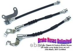 BRAKE HOSE SET Ford Country Squire 1967 Early, Before 10-15-1966 Front Disc