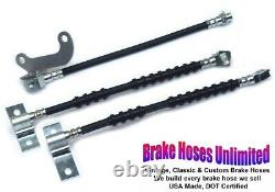 BRAKE HOSE SET Ford Country Squire 1968 Front Disc